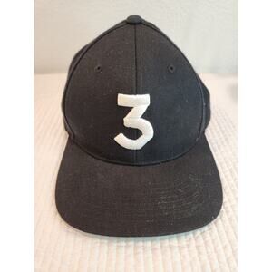 Yupoong Chance 3 Snapback Hat Black‎ Red Adjustable Cap Classic Hip-Hop Style